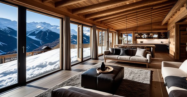 Chalet à saint-martin de belleville : luxe et stabilité